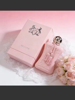Penhaligon's Delina Box in Pale Pink and Silver Accents
